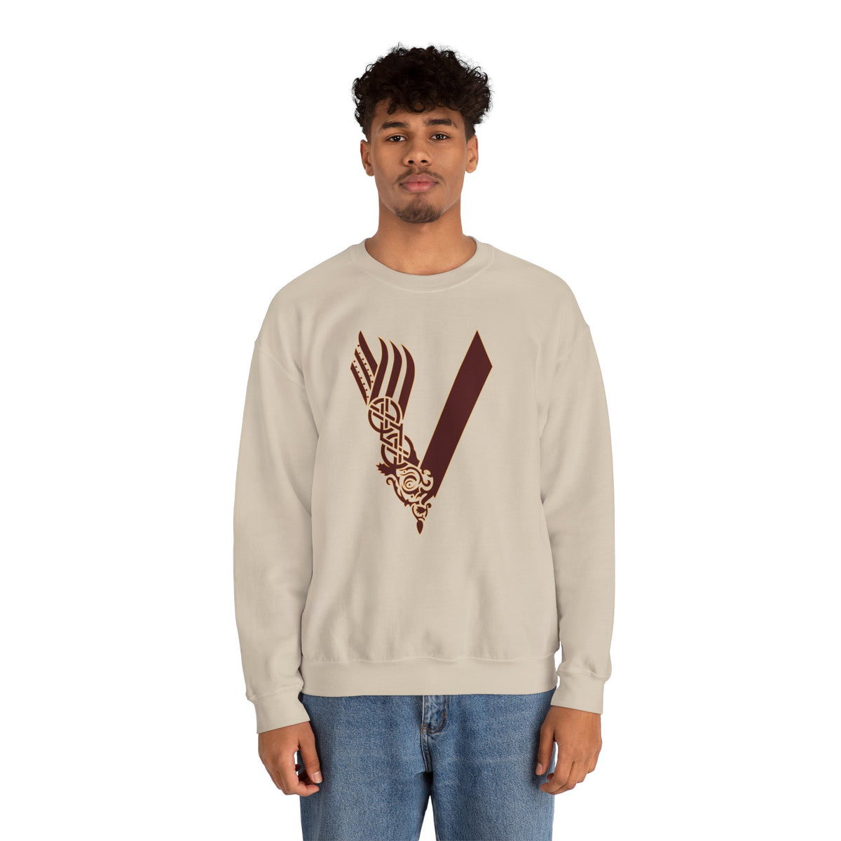 Valley Vikings Norse-Inspired Spirit Fleece Crewneck Sweatshirt