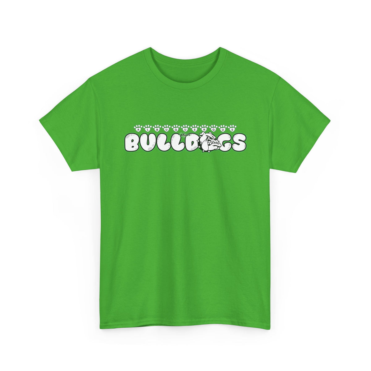Albuquerque Bulldogs Retro Bubble Letter Spirit T-Shirt
