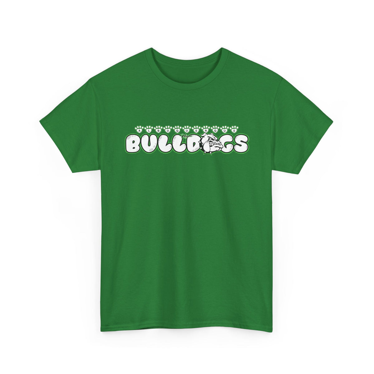Albuquerque Bulldogs Retro Bubble Letter Spirit T-Shirt