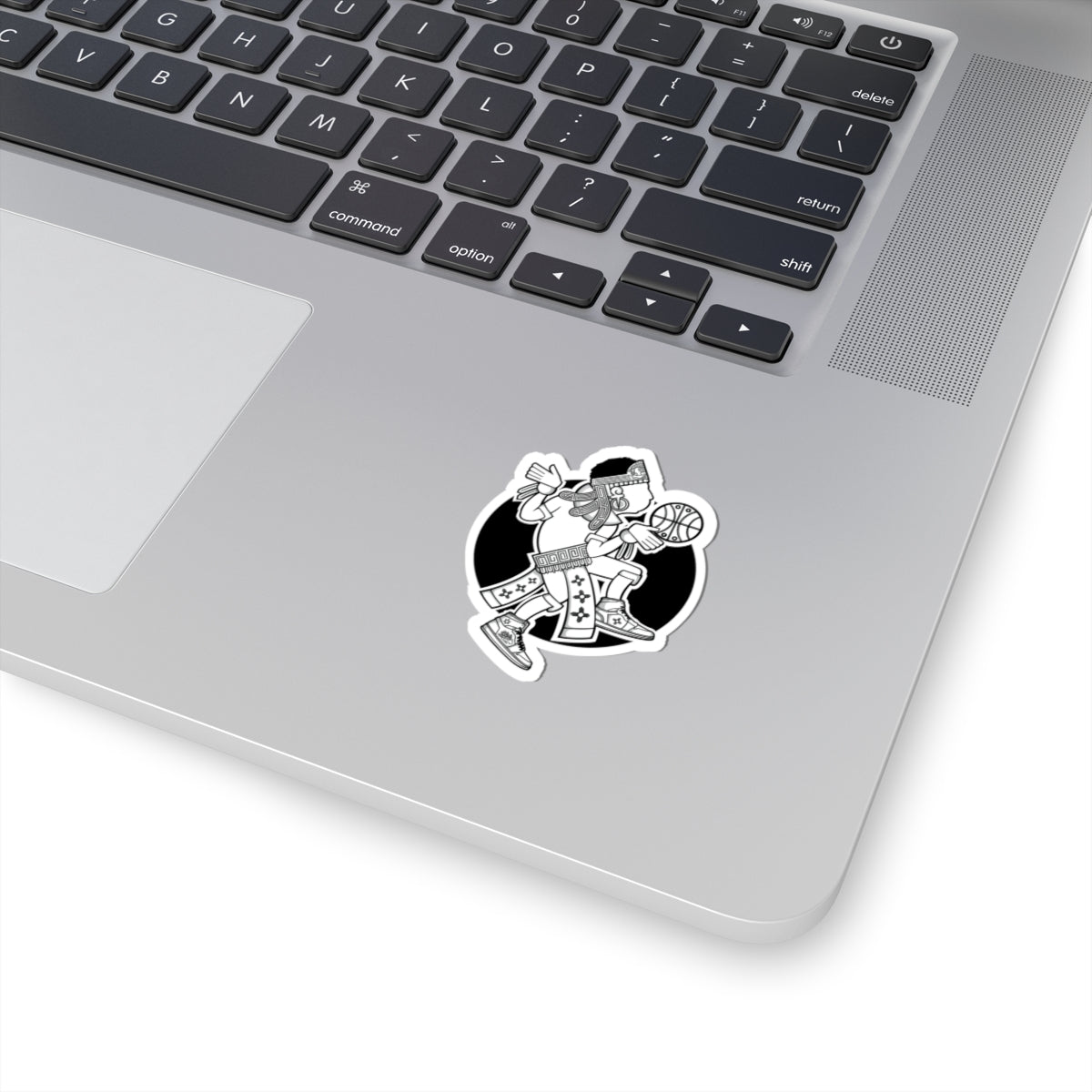 Aztec Hooper (Black & White) – Original Aztec Wear Vinyl Kiss-Cut Sticker