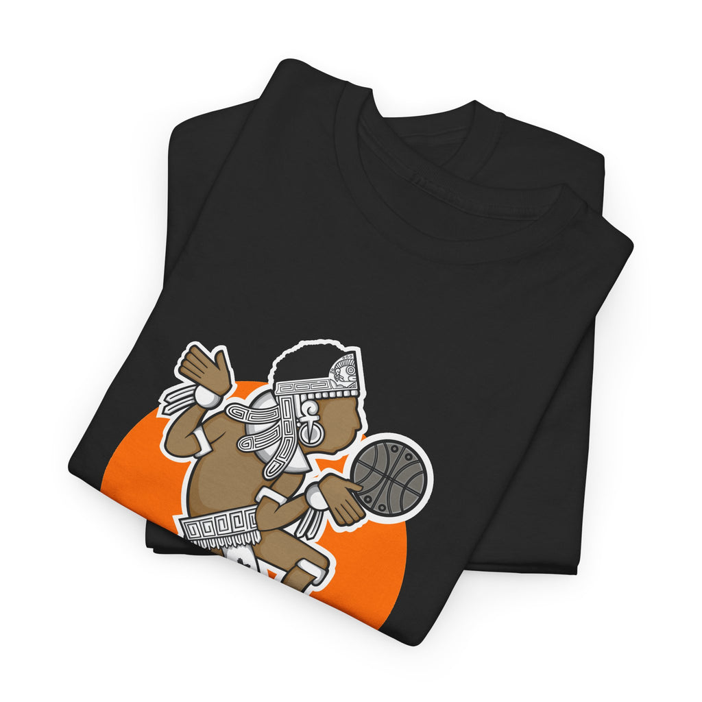 Aztec Hooper (Orange) – Original Aztec Wear Basketball T-Shirt