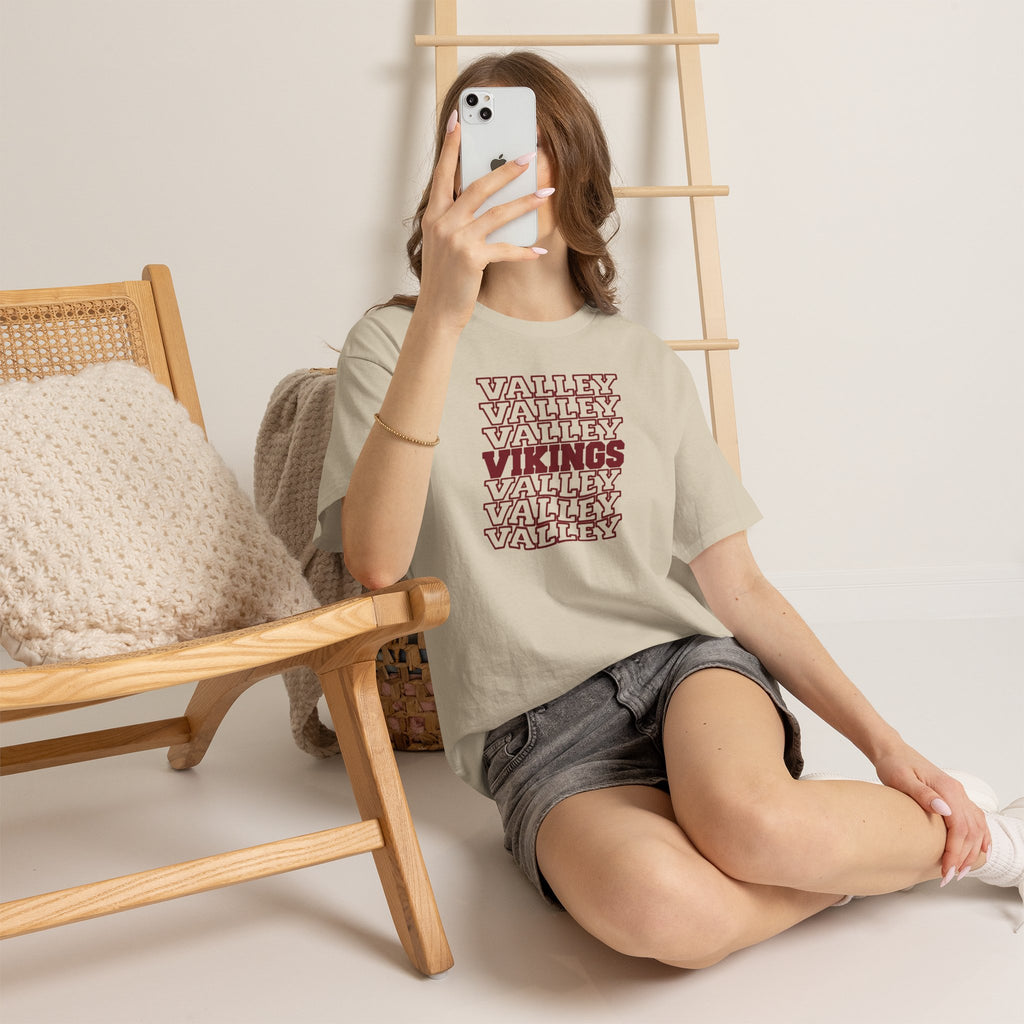 Valley Vikings Repeating Varsity Spirit T-Shirt