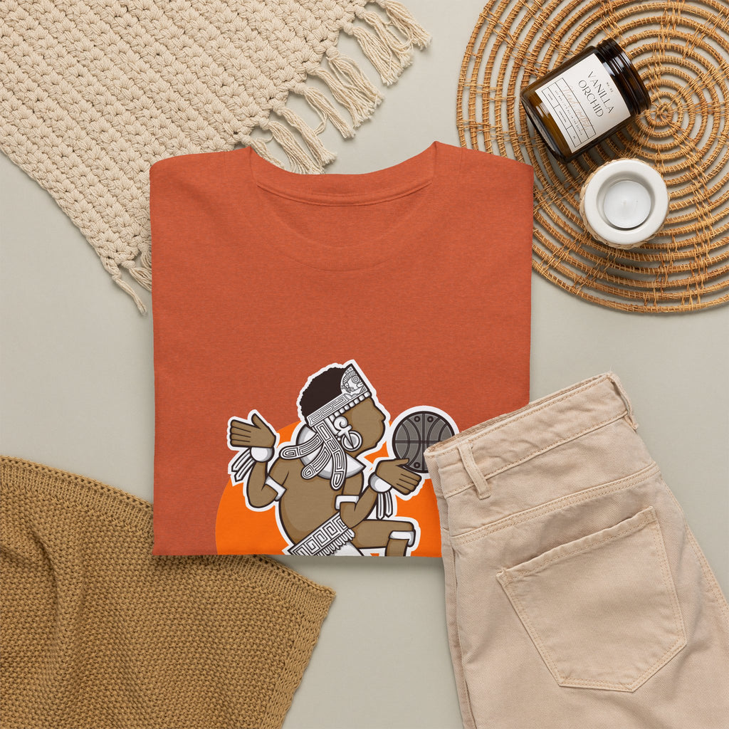 Aztec Hooper (Orange) – Original Aztec Wear Basketball T-Shirt