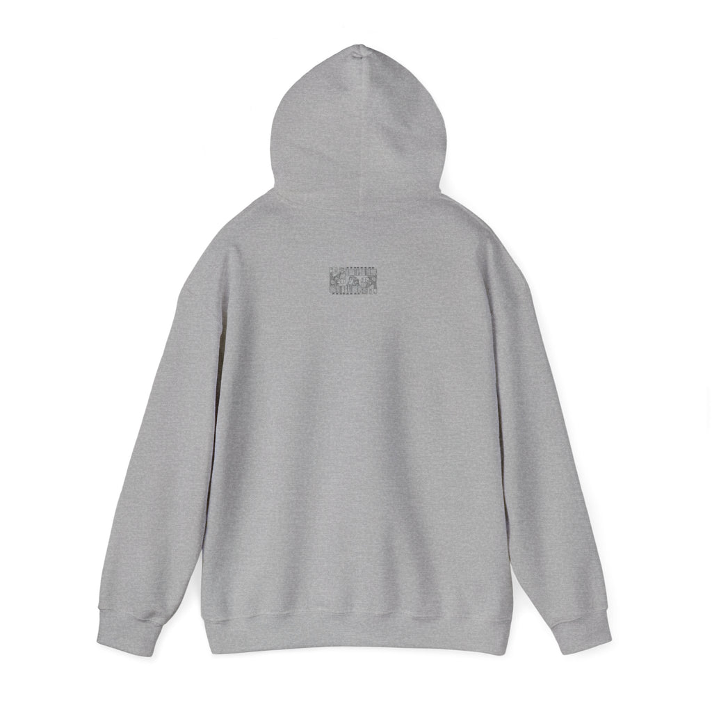 Aztec Wall (Black) – Original Hand-Drawn Aztec Wear Hoodie