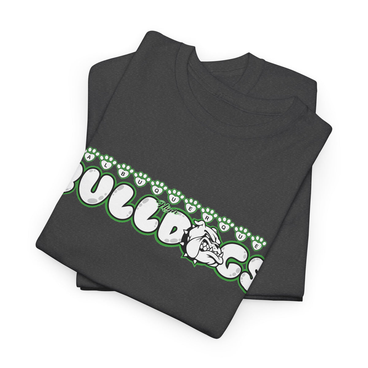 Albuquerque Bulldogs Retro Bubble Letter Spirit T-Shirt