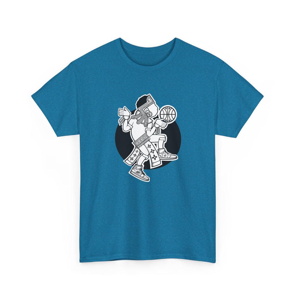 Aztec Hooper (Black & White) – Original Aztec Wear Basketball T-Shirt