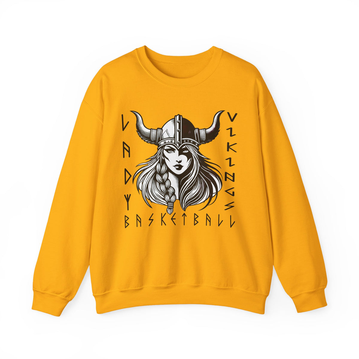 Valley Lady Vikings Basketball Norse Warrior Spirit Fleece Crewneck Sweatshirt
