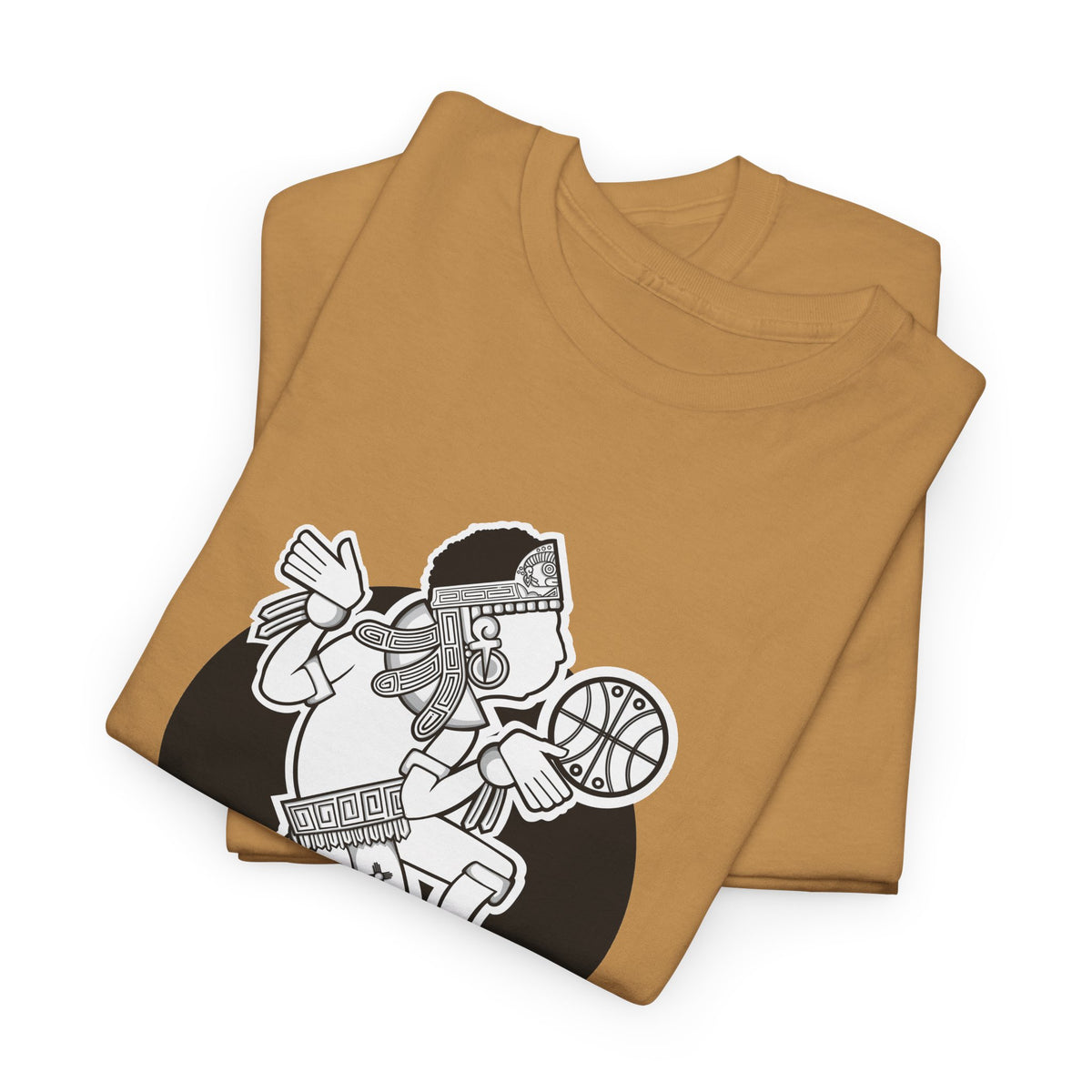 Aztec Hooper (Black & White) – Original Aztec Wear Basketball T-Shirt
