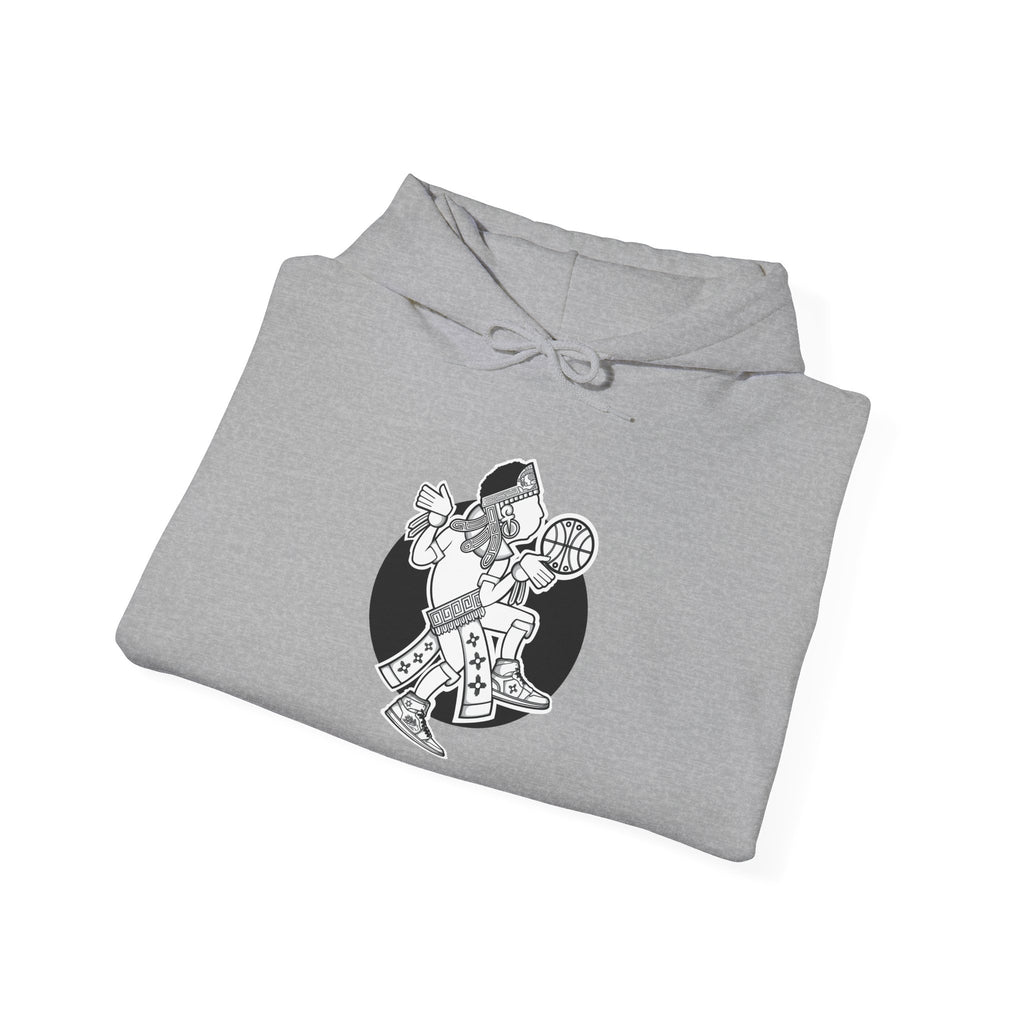 Aztec Hooper (Black & White) – Original Aztec Wear Basketball Fleece Hoodie