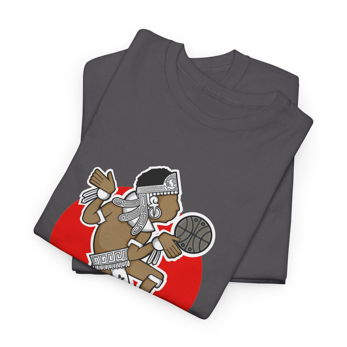 Aztec Hooper (Red) – Original Aztec Wear Basketball Spirit T-Shirt