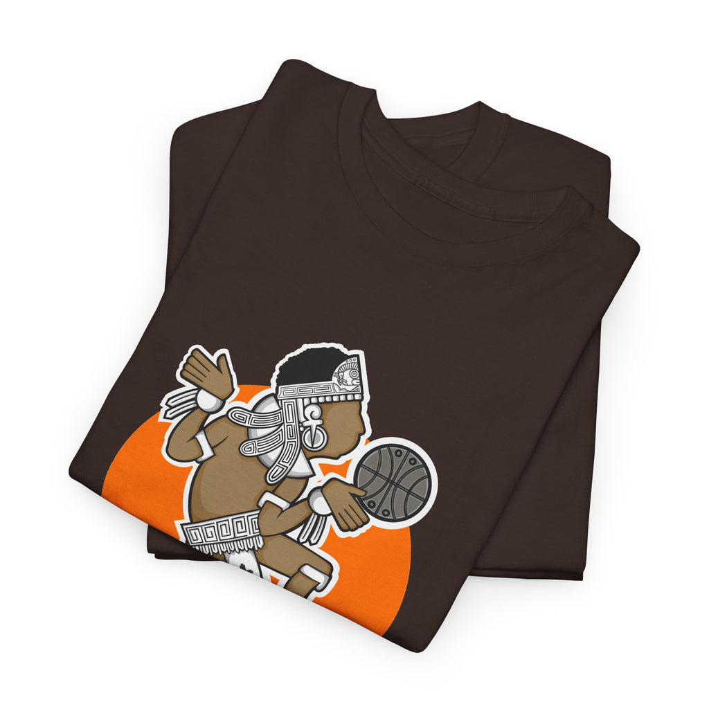 Aztec Hooper (Orange) – Original Aztec Wear Basketball T-Shirt