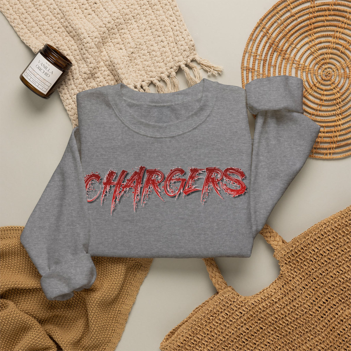 Albuquerque Academy Chargers Unisex Heavy Blend™ Crewneck Sweatshirt