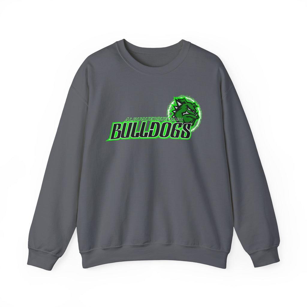 Albuquerque Bulldogs Athletic Mascot Spirit Fleece Crewneck Sweatshirt