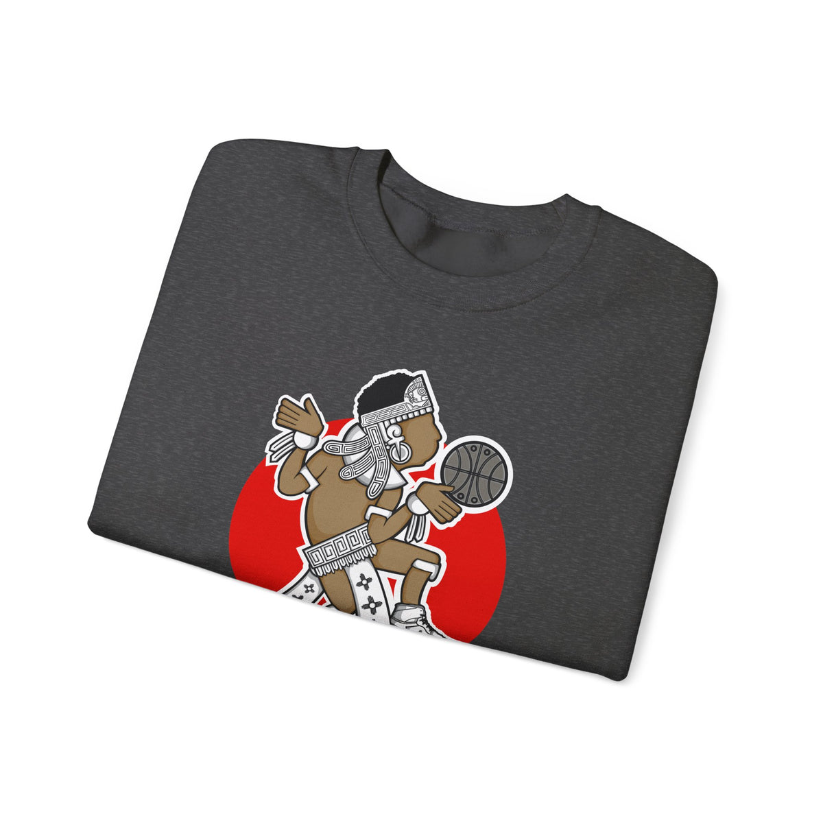 Aztec Hooper (Red) – Original Aztec Wear Basketball Fleece Crewneck Sweatshirt