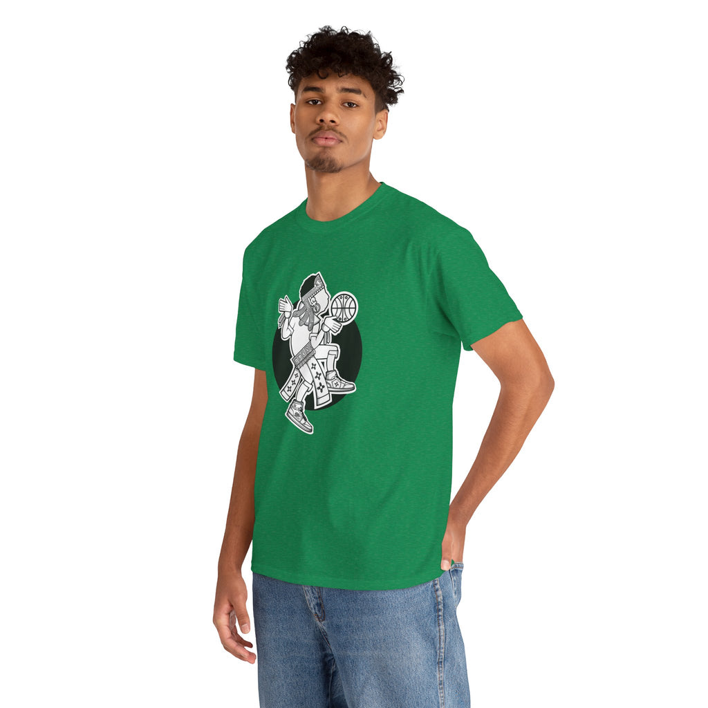 Aztec Hooper (Black & White) – Original Aztec Wear Basketball T-Shirt