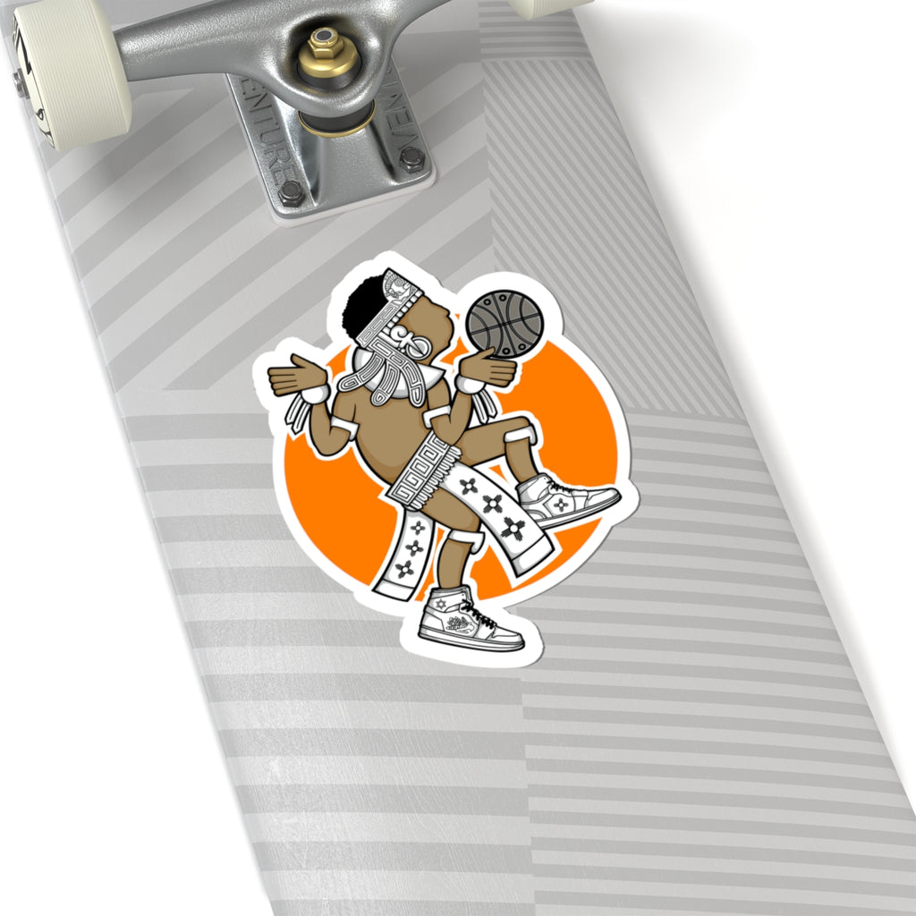 Aztec Hooper (Orange) – Original Aztec Wear Vinyl Kiss-Cut Sticker