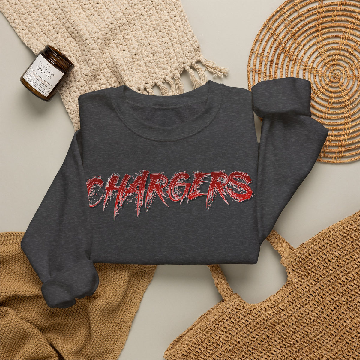 Albuquerque Academy Chargers Unisex Heavy Blend™ Crewneck Sweatshirt