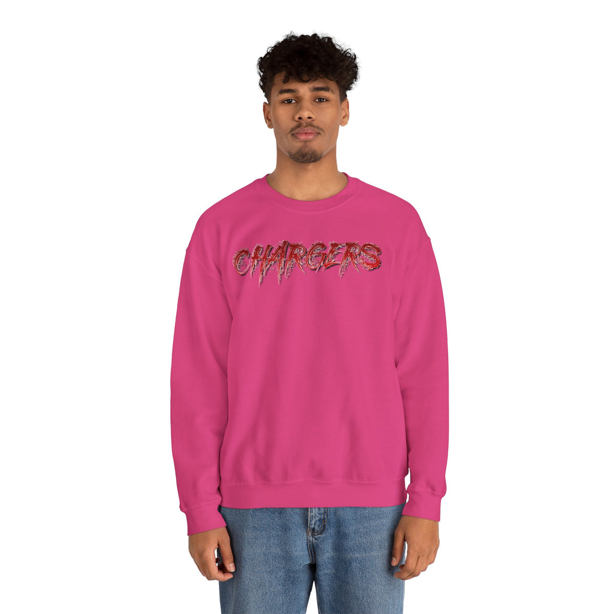 Albuquerque Academy Chargers Unisex Heavy Blend™ Crewneck Sweatshirt