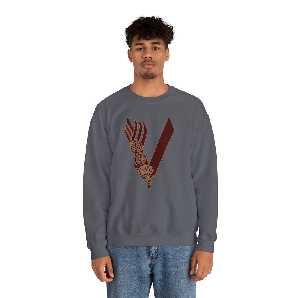 Valley Vikings Norse-Inspired Spirit Fleece Crewneck Sweatshirt