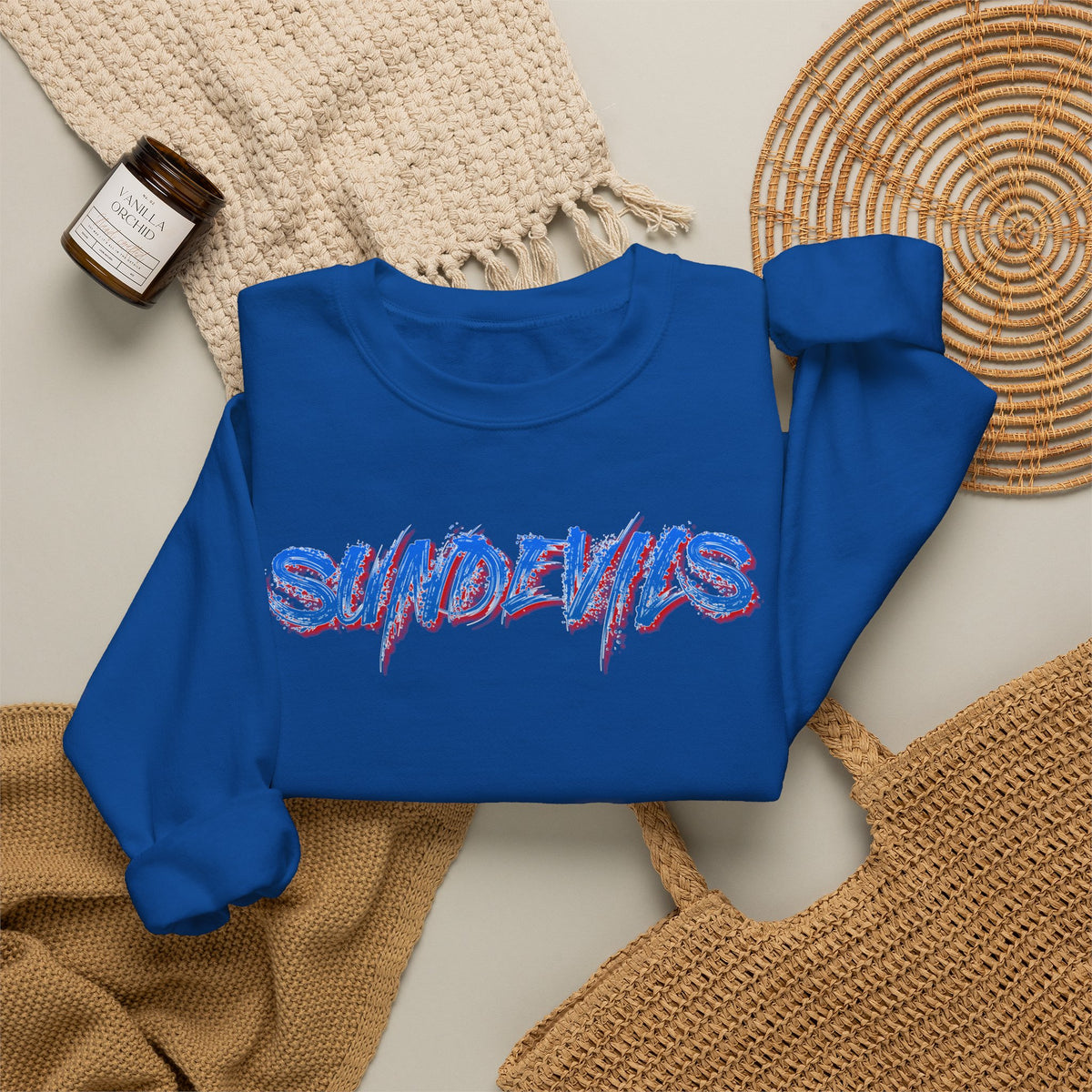 Sandia Prep Sundevils Unisex Heavy Blend™ Crewneck Sweatshirt