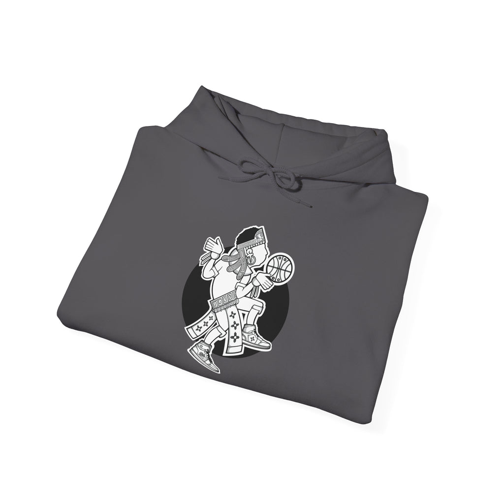 Aztec Hooper (Black & White) – Original Aztec Wear Basketball Fleece Hoodie