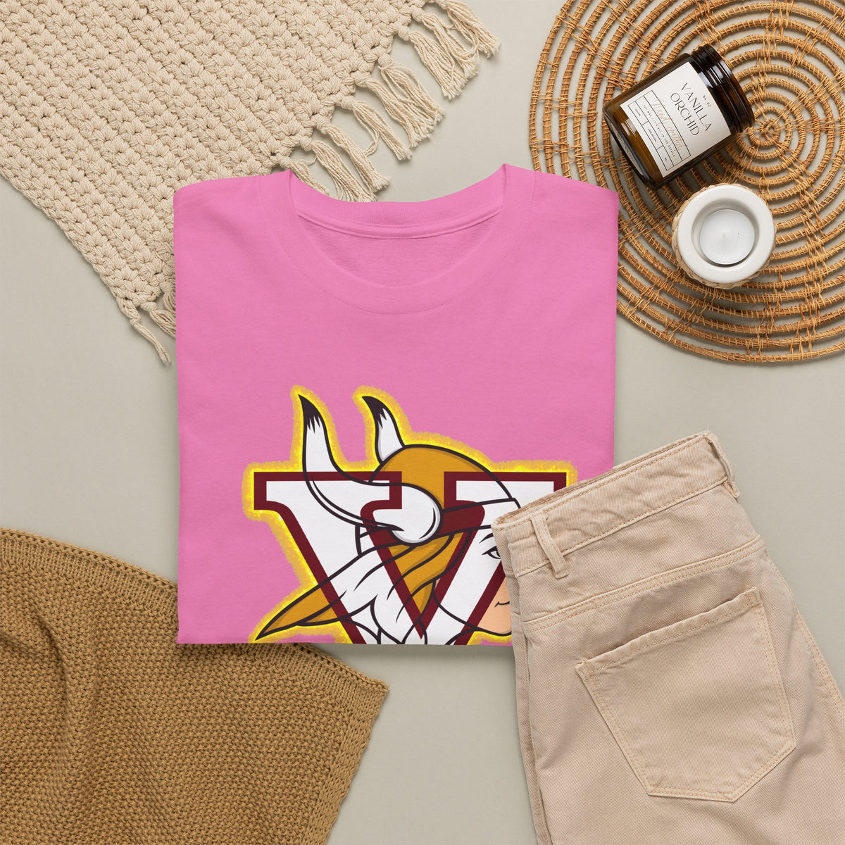 Valley Lady Vikings Basketball Classic Logo Spirit T-Shirt