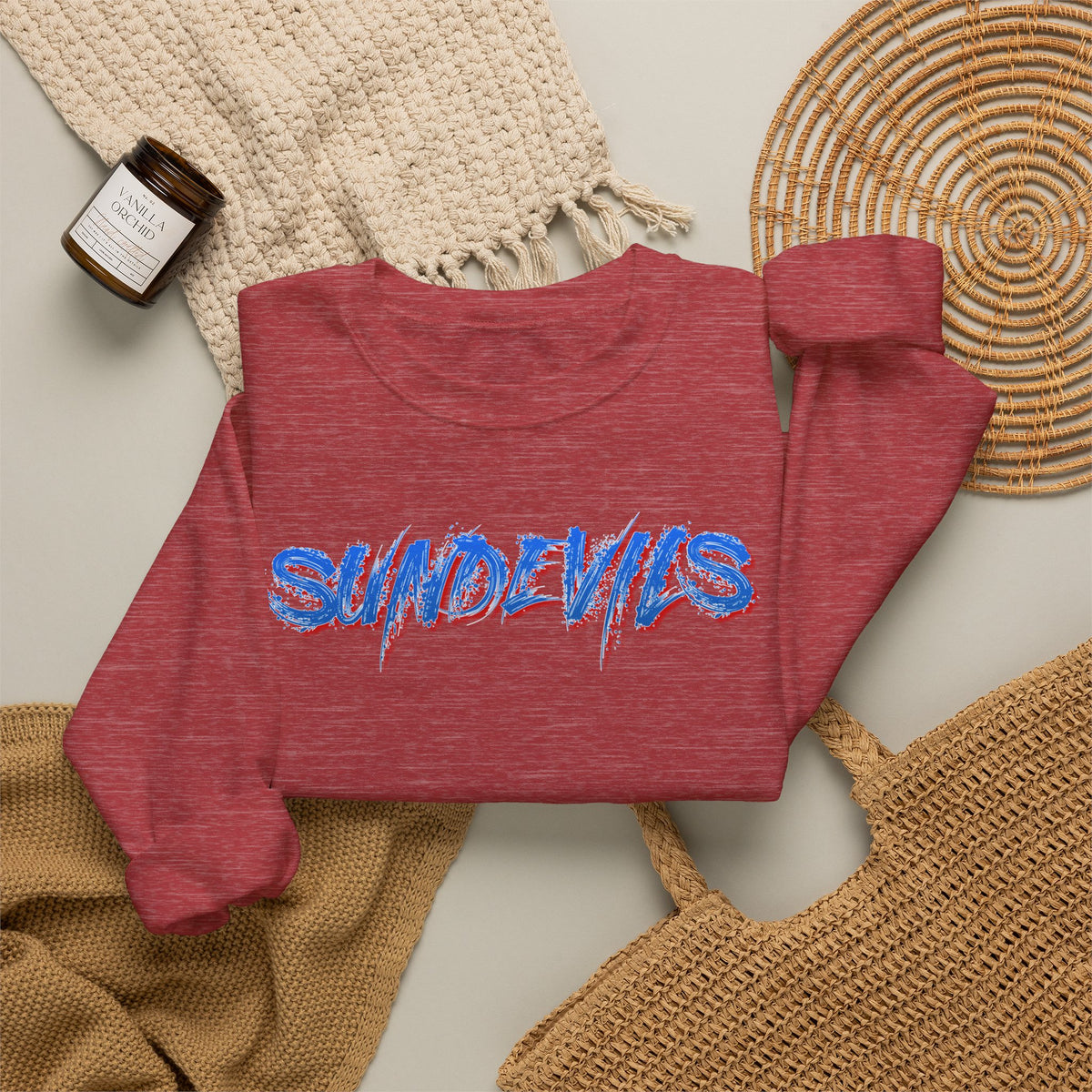Sandia Prep Sundevils Unisex Heavy Blend™ Crewneck Sweatshirt
