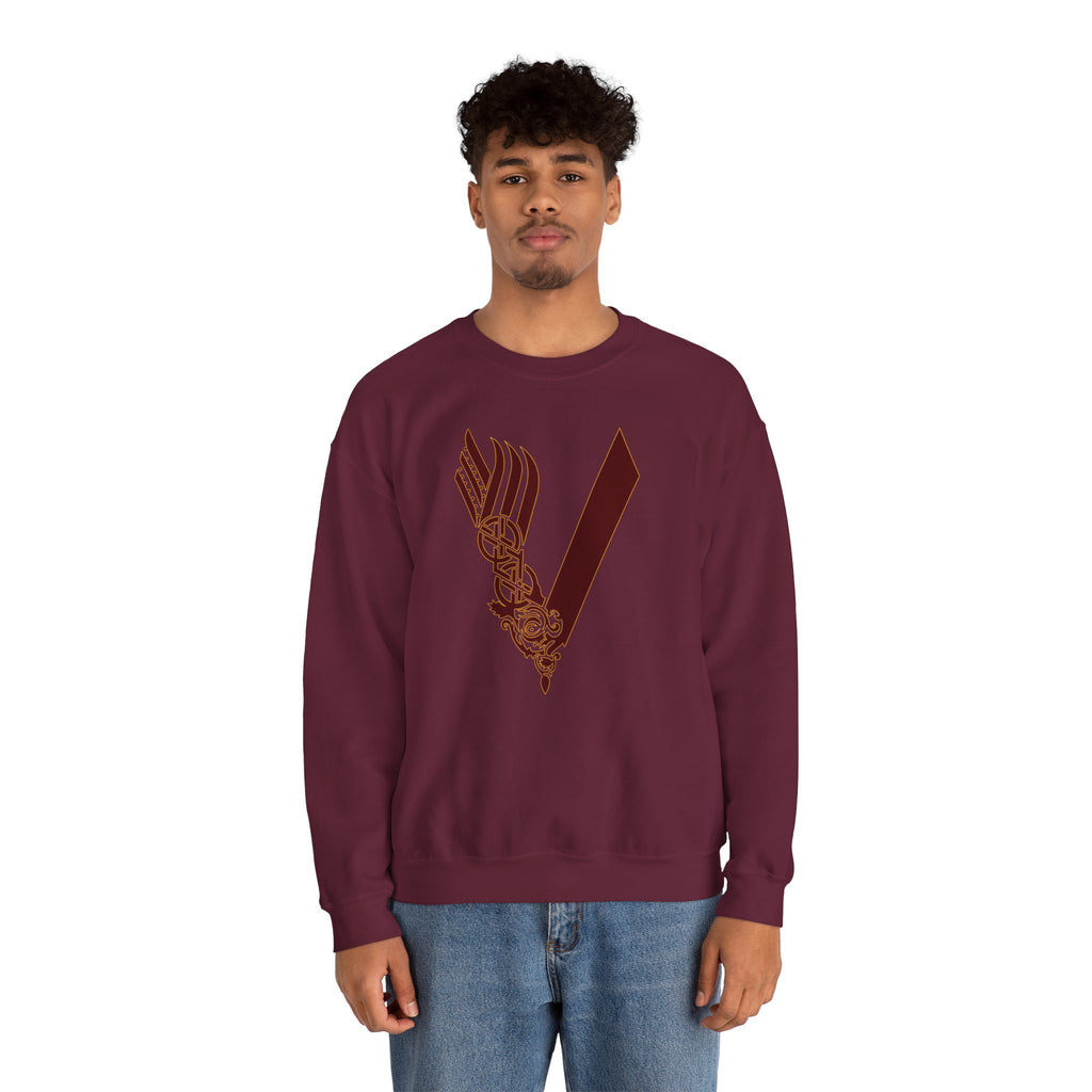 Valley Vikings Norse-Inspired Spirit Fleece Crewneck Sweatshirt