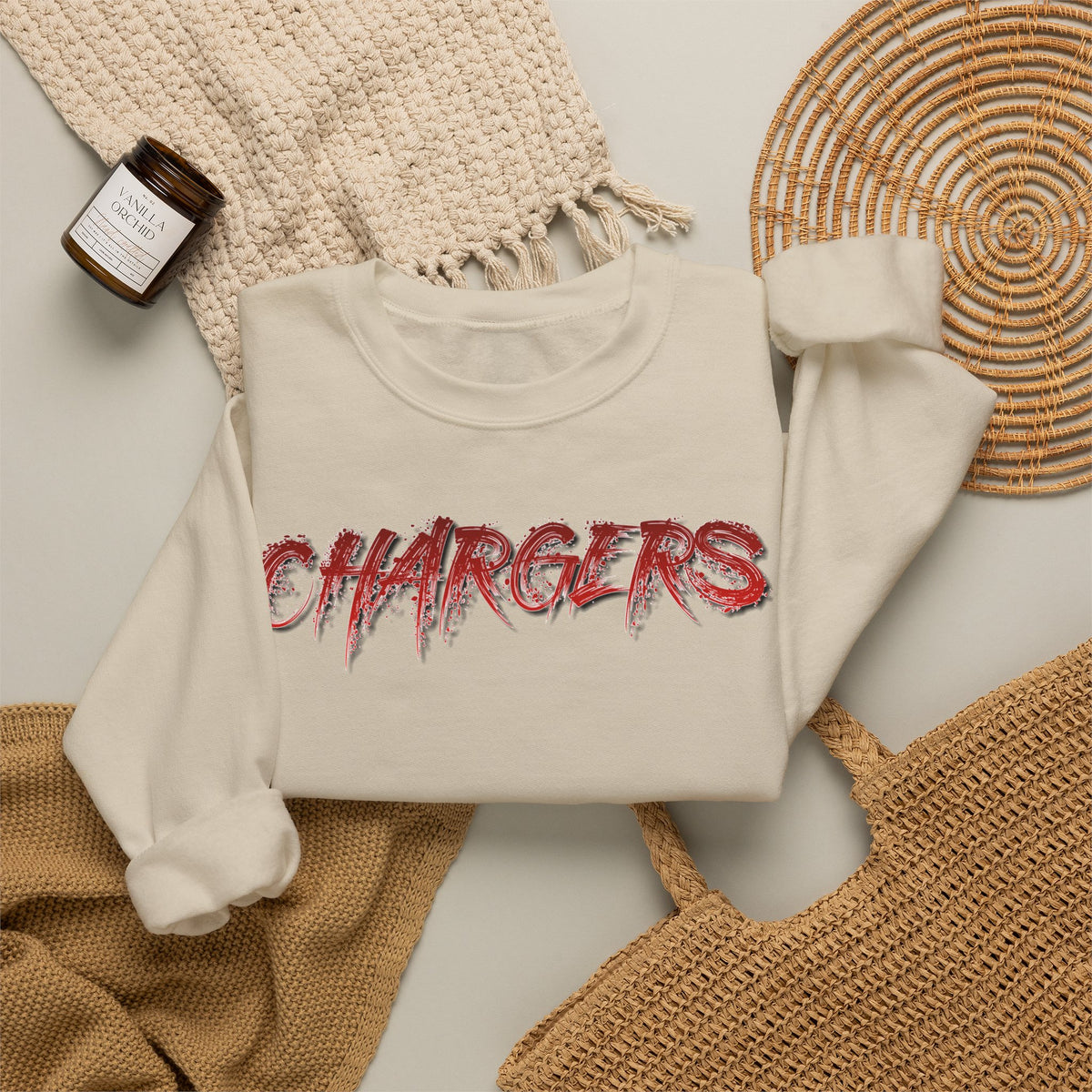 Albuquerque Academy Chargers Unisex Heavy Blend™ Crewneck Sweatshirt