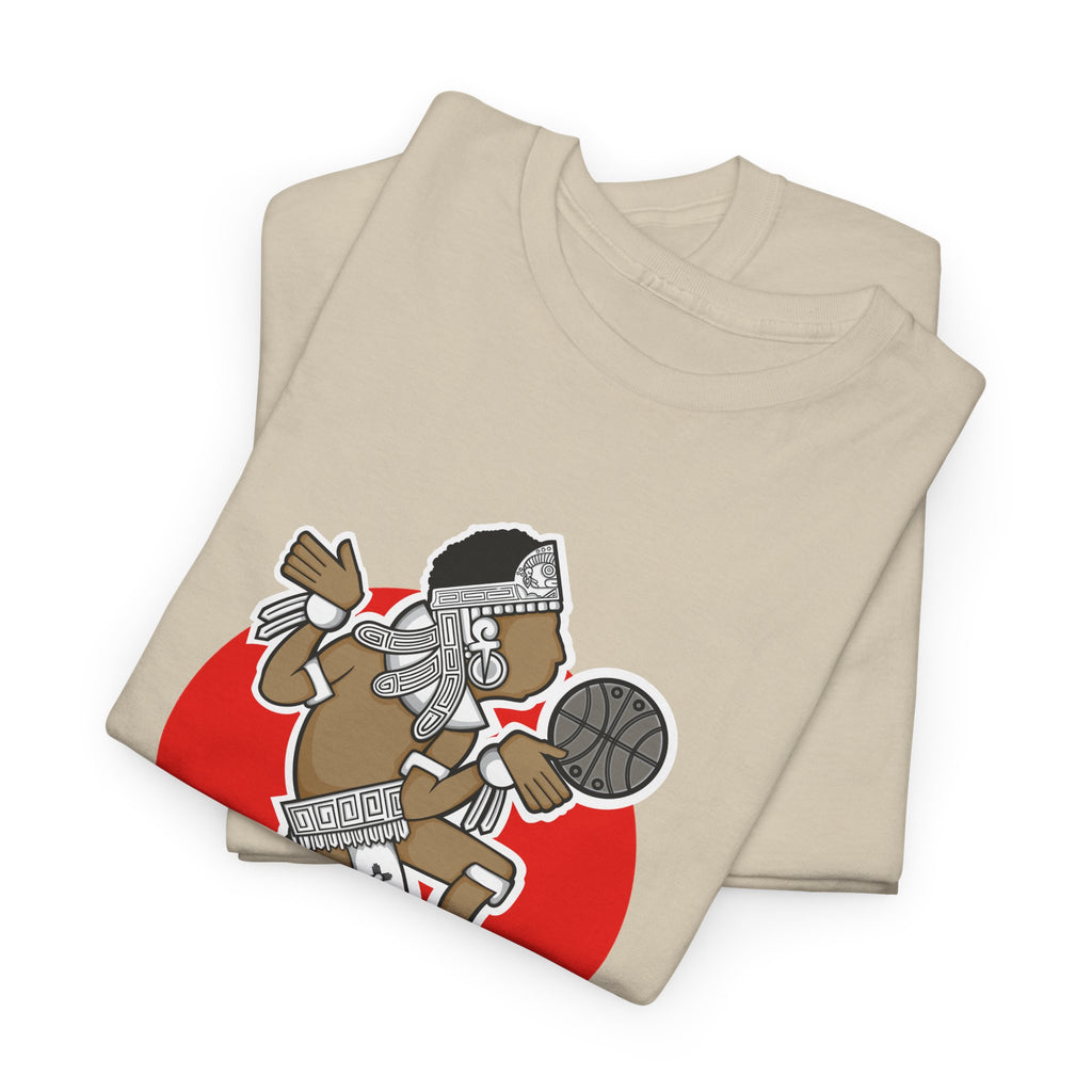 Aztec Hooper (Red) – Original Aztec Wear Basketball Spirit T-Shirt