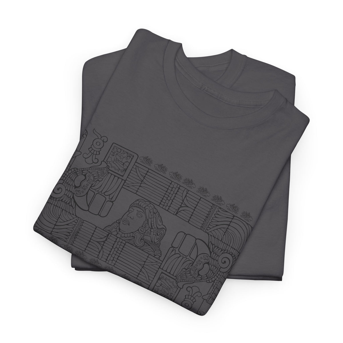 Aztec Wall (Black) – Original Hand-Drawn Aztec Wear T-Shirt