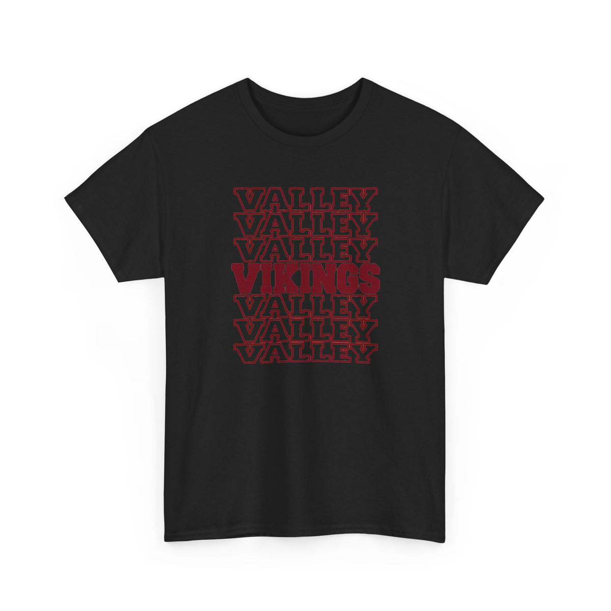 Valley Vikings Repeating Varsity Spirit T-Shirt