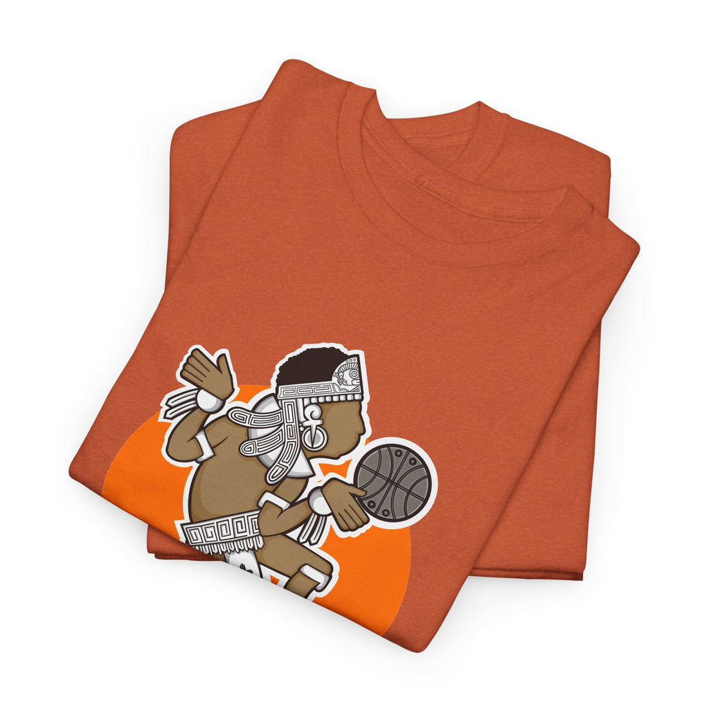 Aztec Hooper (Orange) – Original Aztec Wear Basketball T-Shirt