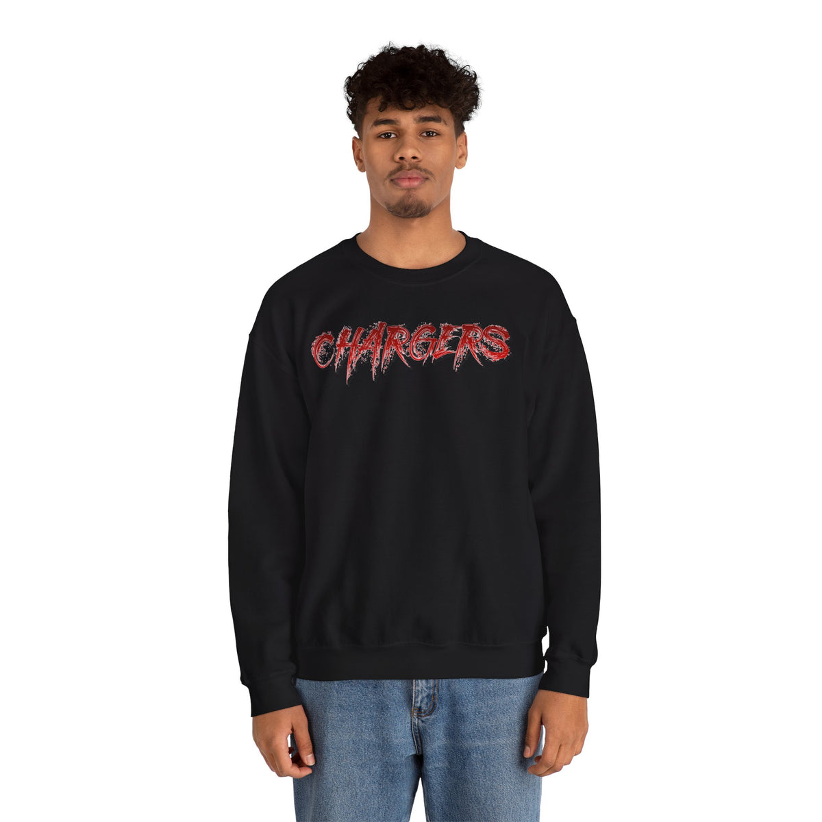 Albuquerque Academy Chargers Unisex Heavy Blend™ Crewneck Sweatshirt