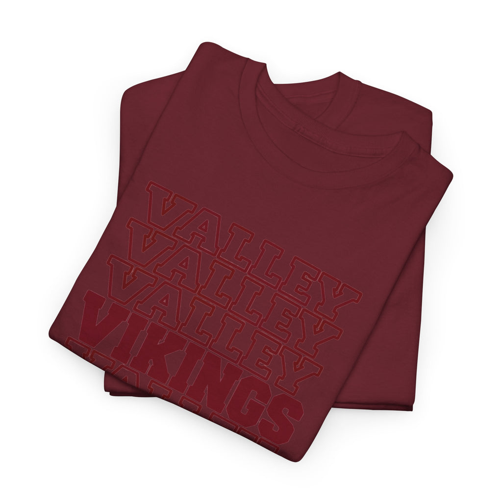 Valley Vikings Repeating Varsity Spirit T-Shirt