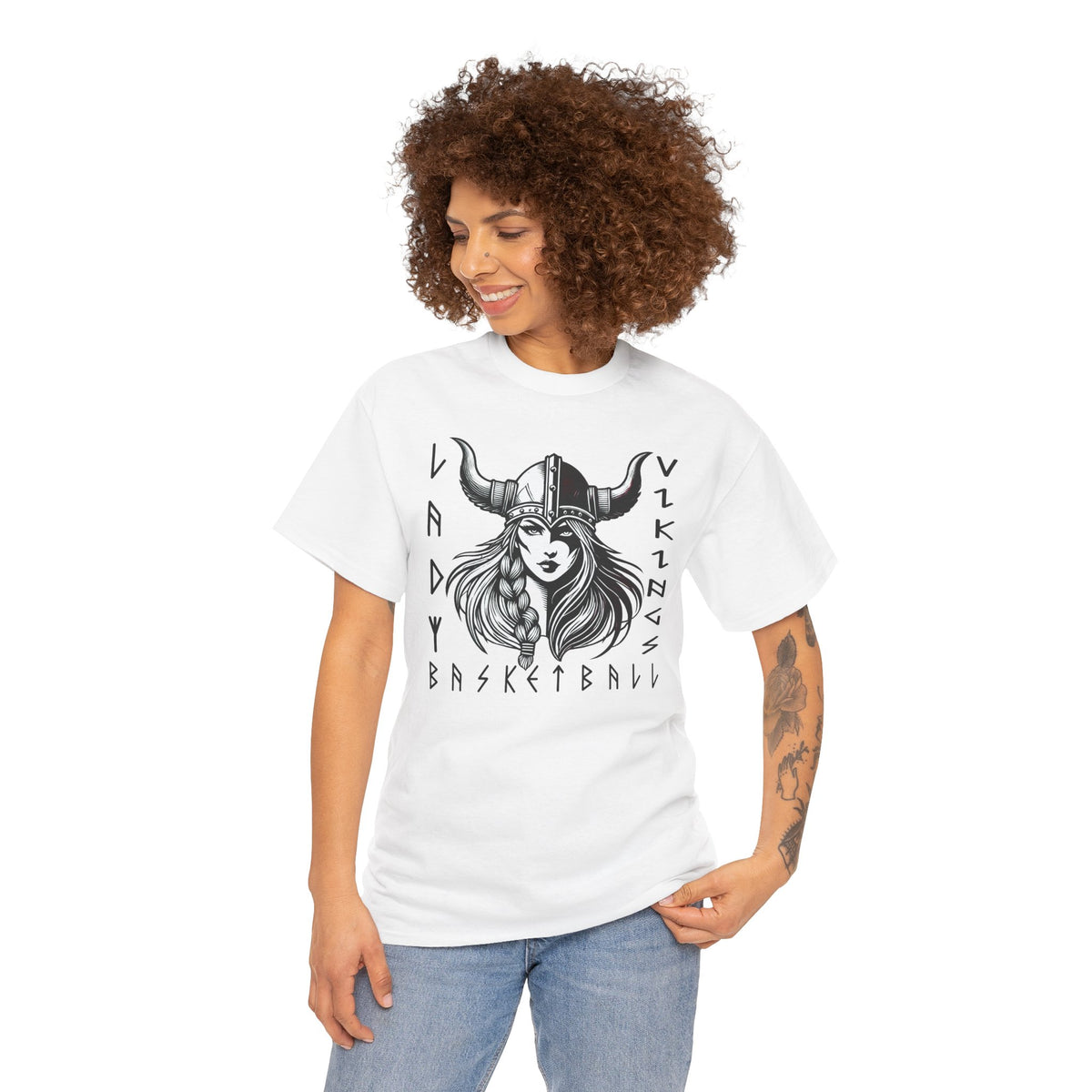 Valley Lady Vikings Basketball Norse Warrior Spirit T-Shirt