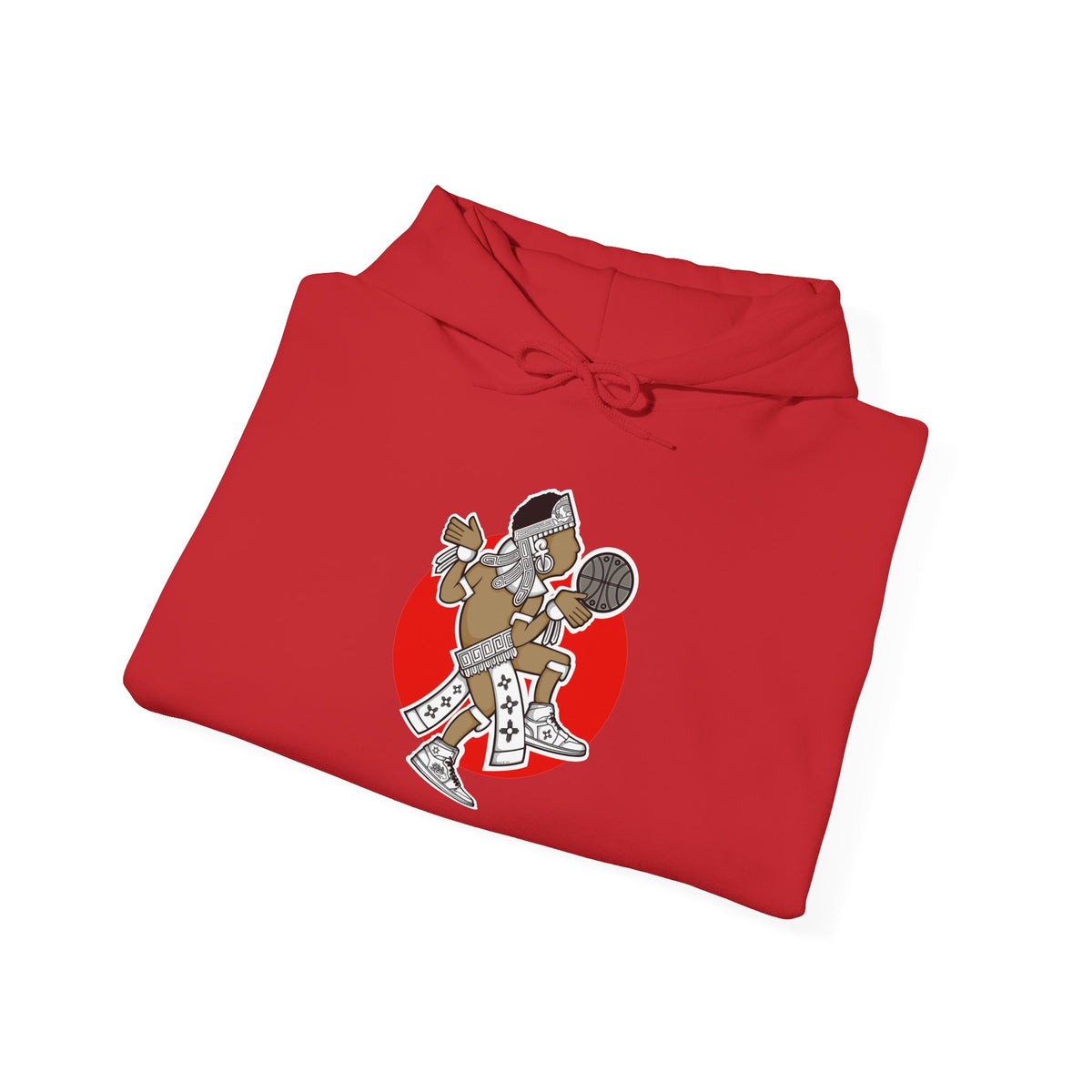 Aztec Hooper (Red) – Original Aztec Wear Basketball Fleece Hoodie