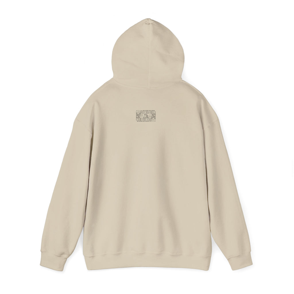 Aztec Wall (Black) – Original Hand-Drawn Aztec Wear Hoodie