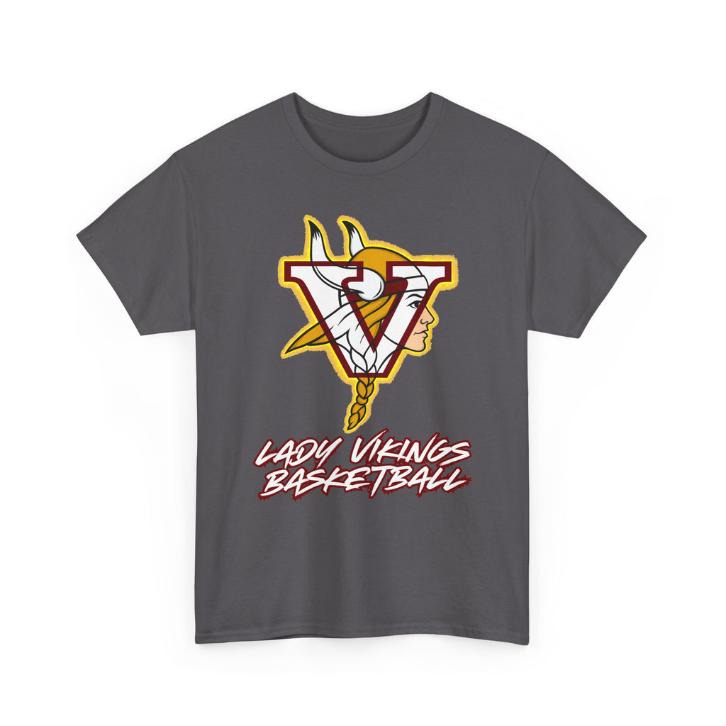 Valley Lady Vikings Basketball Classic Logo Spirit T-Shirt