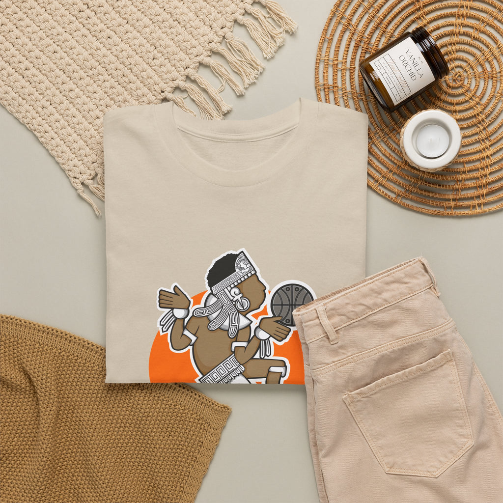 Aztec Hooper (Orange) – Original Aztec Wear Basketball T-Shirt