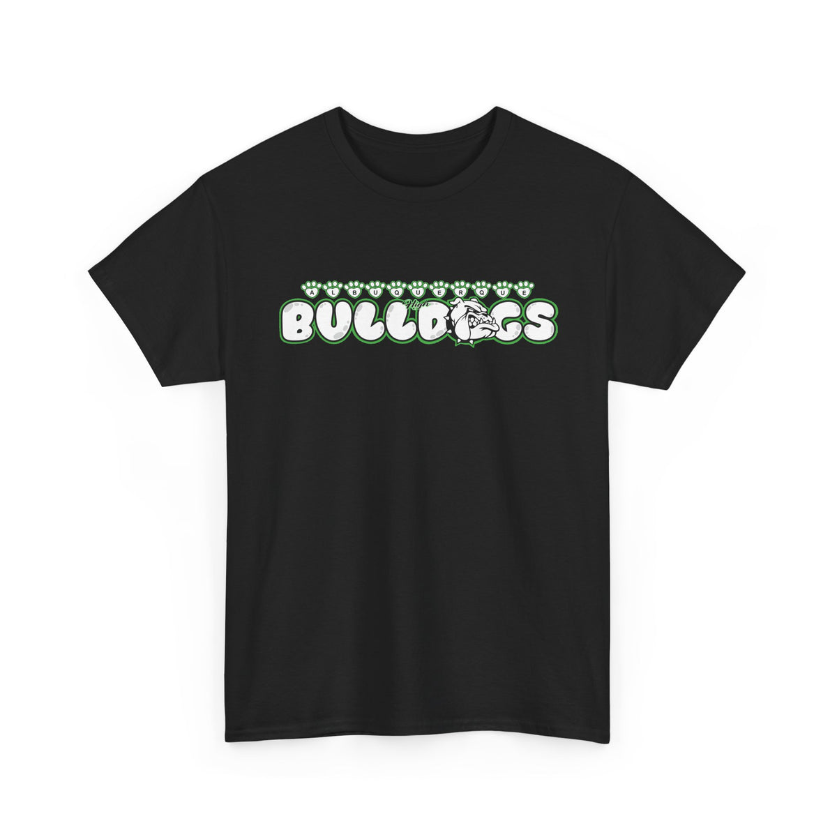 Albuquerque Bulldogs Retro Bubble Letter Spirit T-Shirt