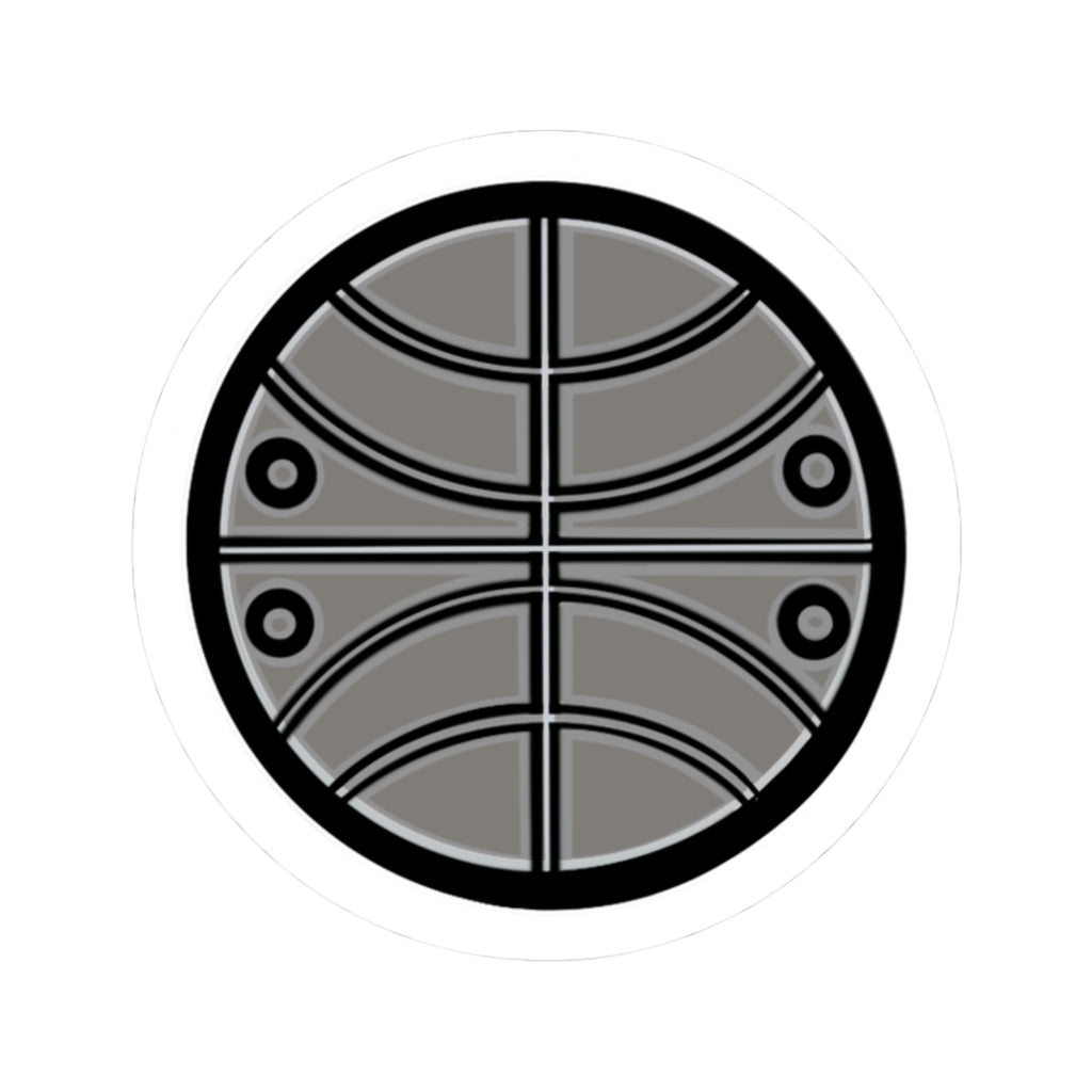 Aztec Basketball (Black & White) – Original Aztec Wear Vinyl Kiss-Cut Sticker