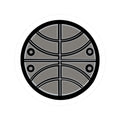 Aztec Basketball (Black & White) – Original Aztec Wear Vinyl Kiss-Cut Sticker