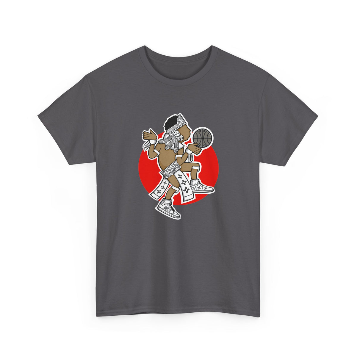 Aztec Hooper (Red) – Original Aztec Wear Basketball Spirit T-Shirt