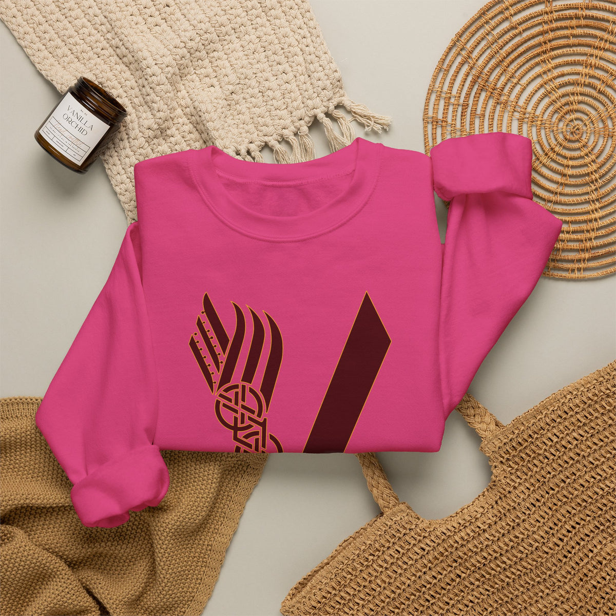 Valley Vikings Norse-Inspired Spirit Fleece Crewneck Sweatshirt