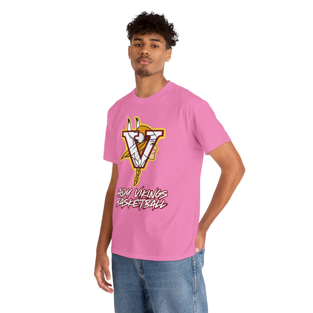 Valley Lady Vikings Basketball Classic Logo Spirit T-Shirt