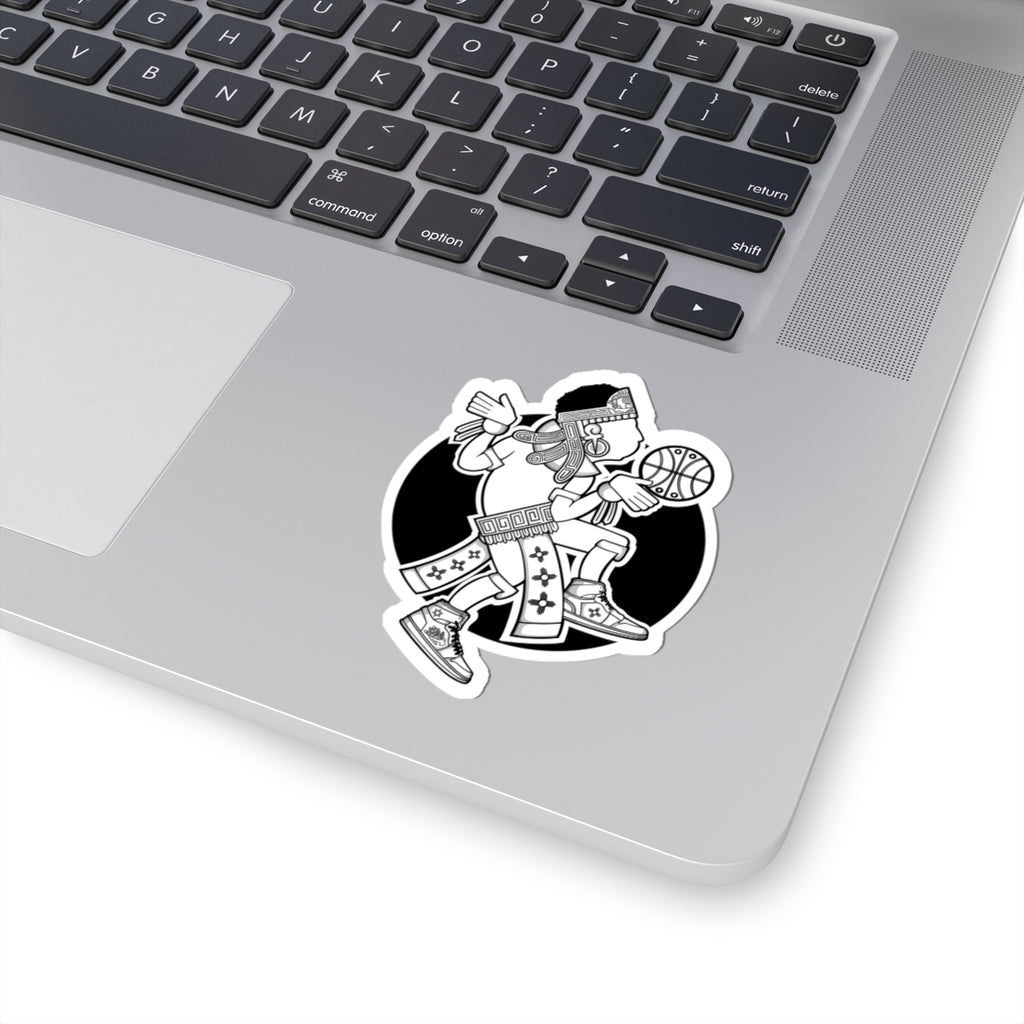 Aztec Hooper (Black & White) – Original Aztec Wear Vinyl Kiss-Cut Sticker
