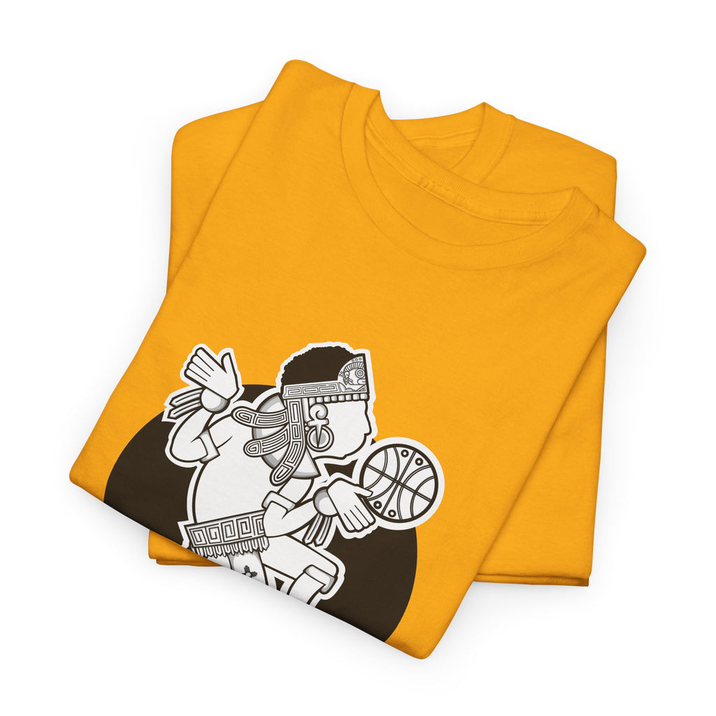 Aztec Hooper (Black & White) – Original Aztec Wear Basketball T-Shirt