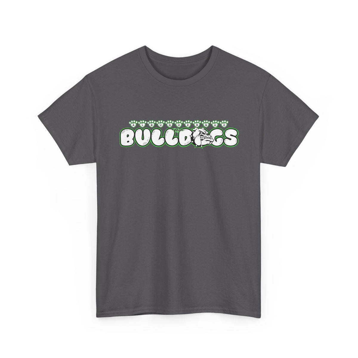 Albuquerque Bulldogs Retro Bubble Letter Spirit T-Shirt