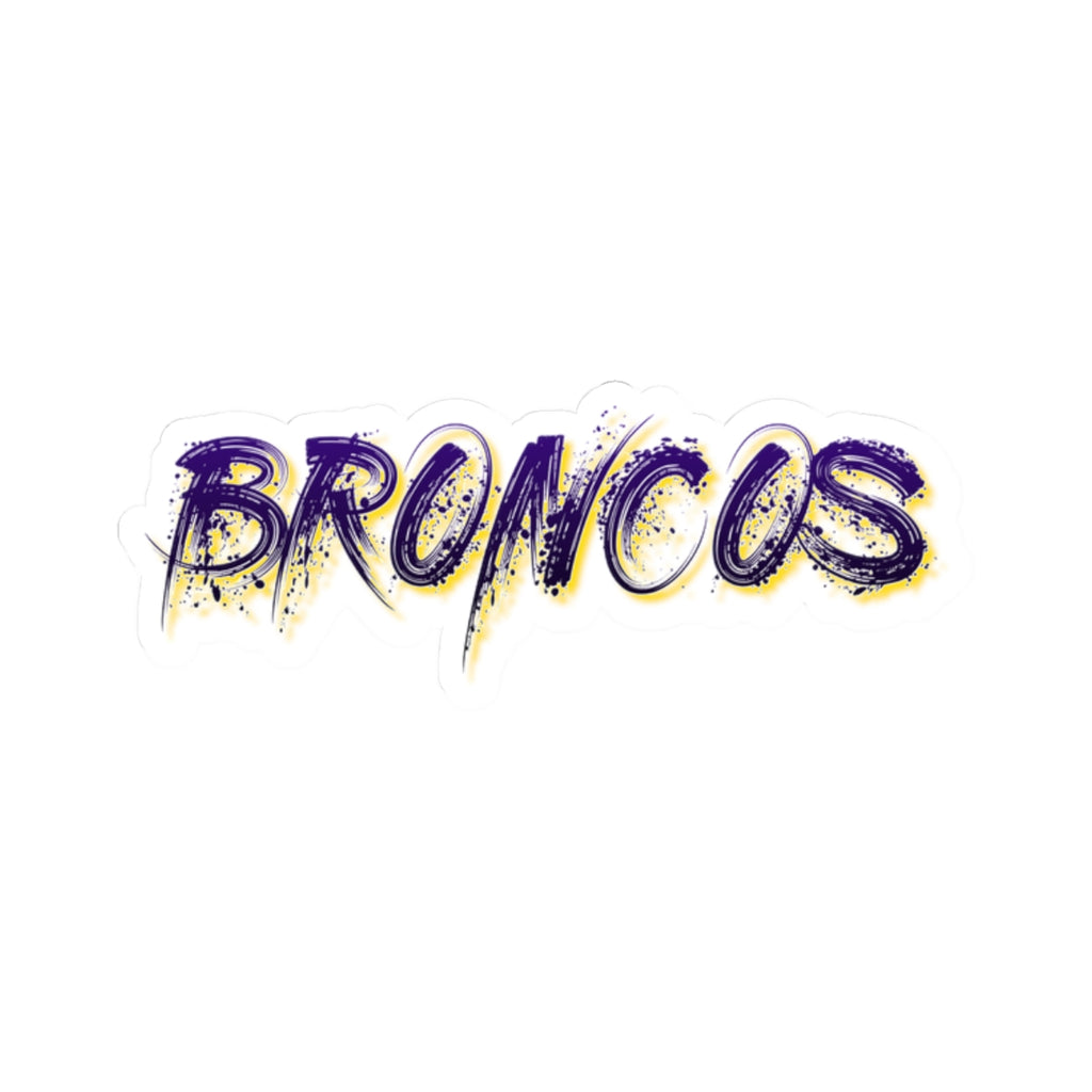 Kirtland Central Broncos Kiss-Cut Sticker